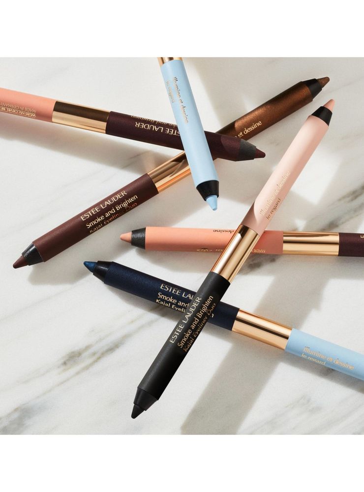 Estée Lauder Smoke and Brighten Kajal Eyeliner Duo Noir / Cream, foto 4
