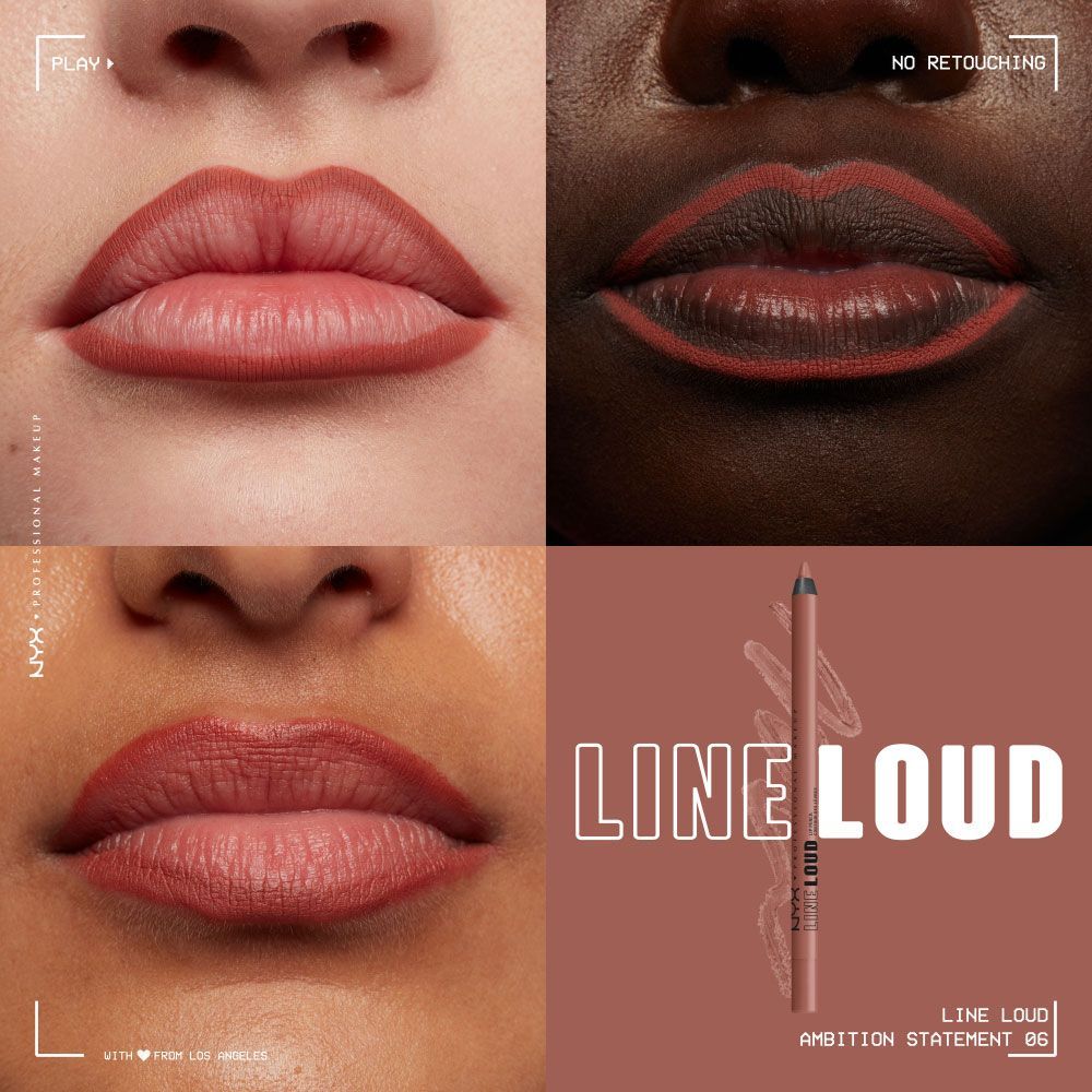 Nyx Professional Makeup Line Loud Lip Liner Ambition Statement, foto 4