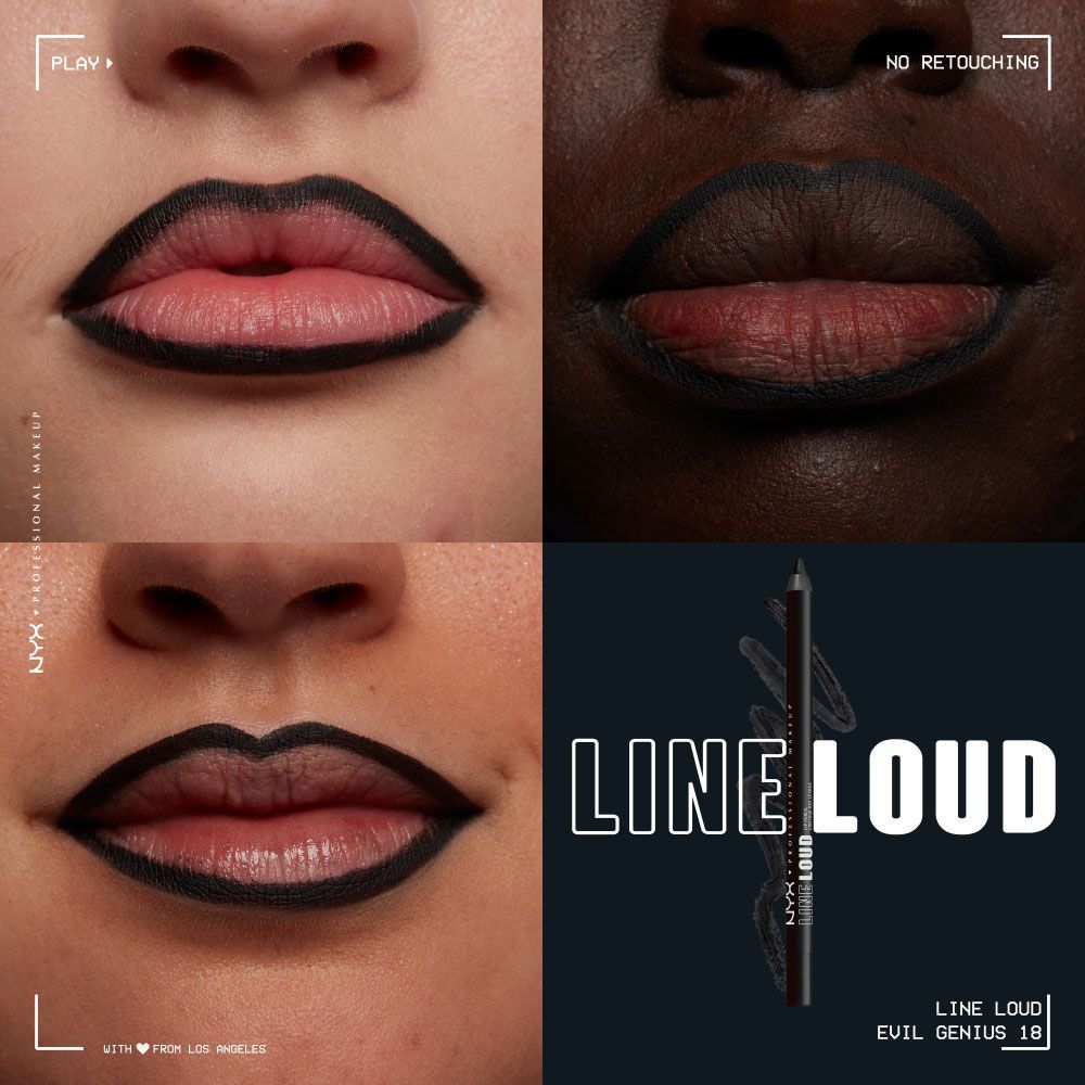 Nyx Professional Makeup Line Loud Lip Liner Evil Genius, foto 4