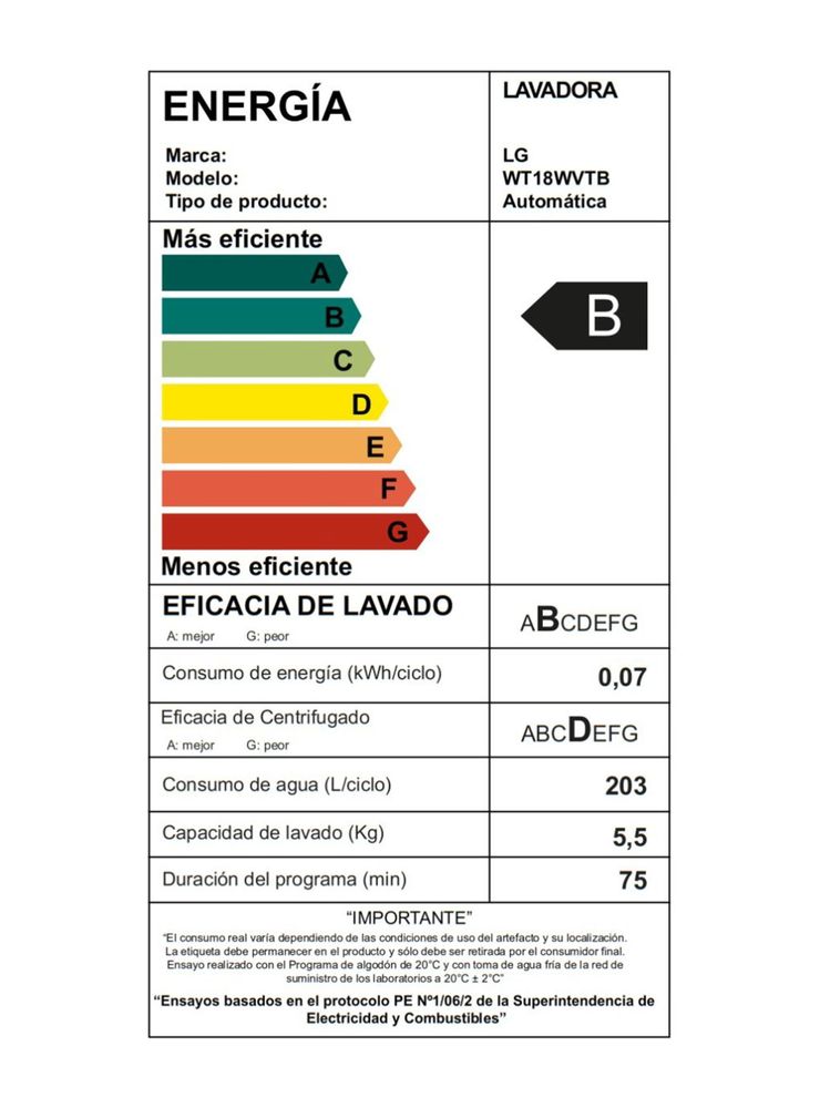 Lavadora Carga Superior 18 Kg WT18WVTB Smart Motion, foto 11