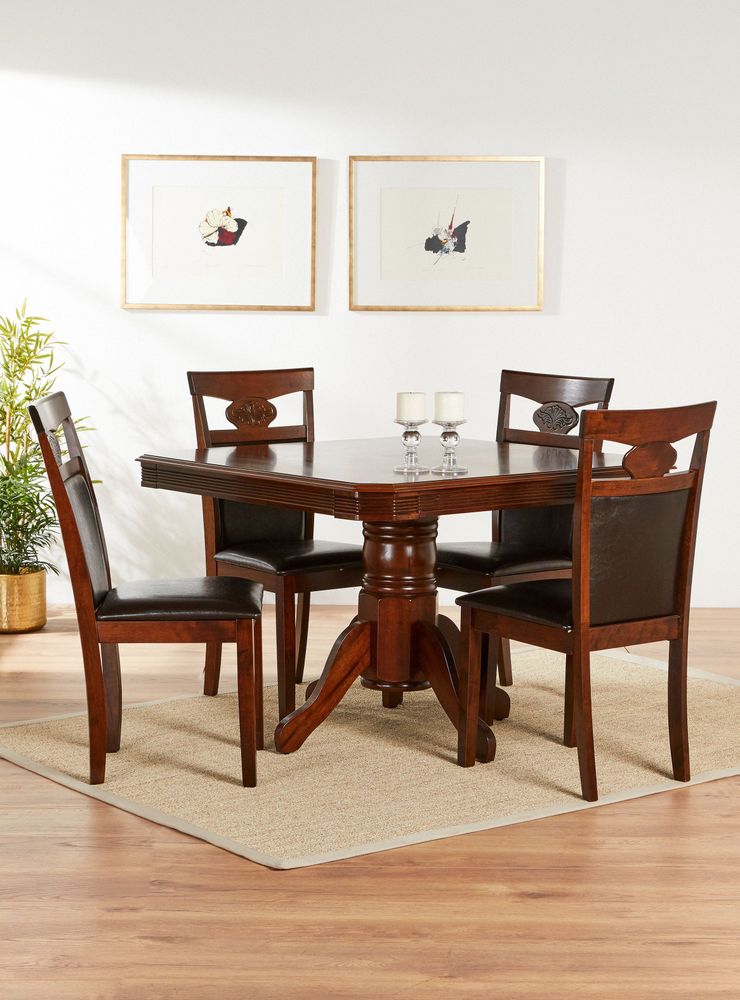 Attimo Juego de Comedor Romeo + 4 Sillas