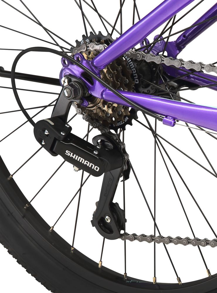 Bicicleta Infantil Luna Aro 24" - Morado, foto 6