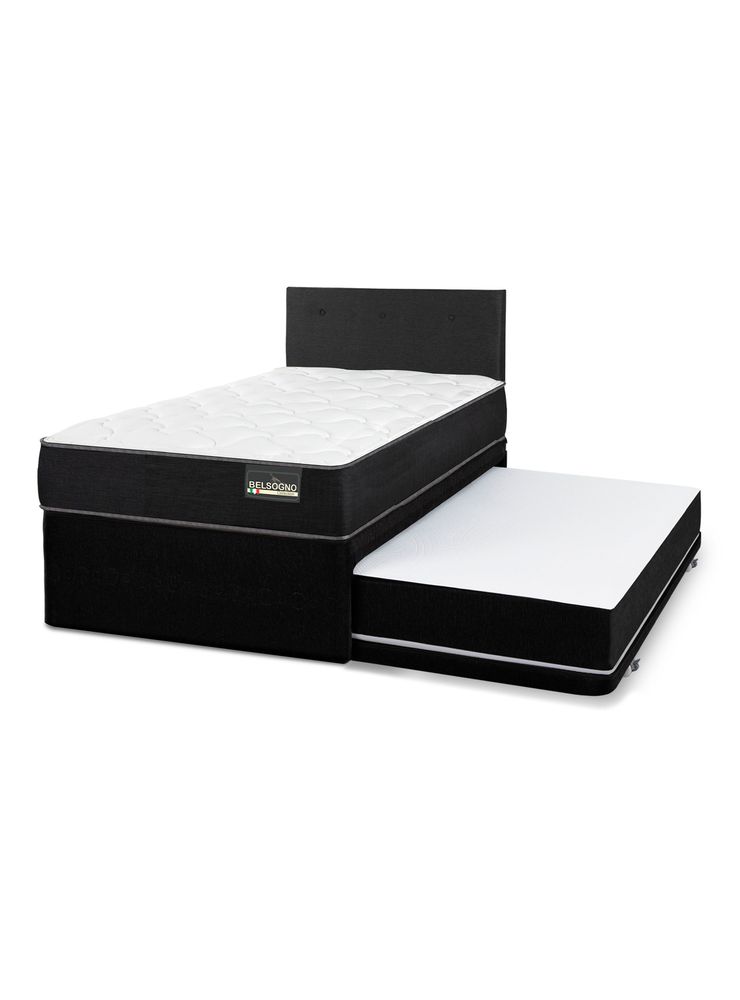 Diván Belsogno One 1 Plazas + Respaldo Black