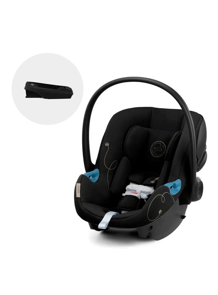Cybex Orfeo Taupe Stormy Blue + Aton G + Base, foto 3