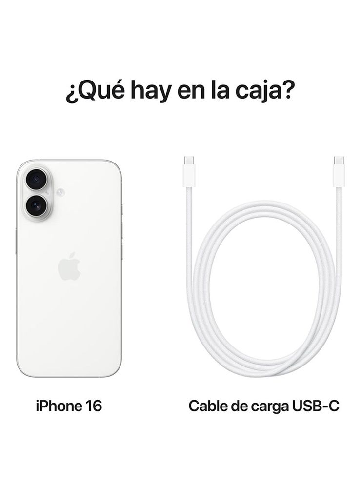 Apple iPhone 16 128GB Blanco, foto 3