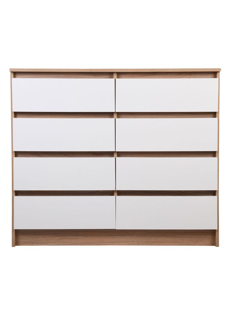 CIC Cómoda Austria 8 Cajones Olmo-Blanco