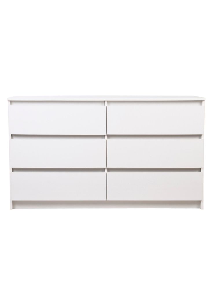 CIC Cómoda Nórdica 6 Cajones Blanco