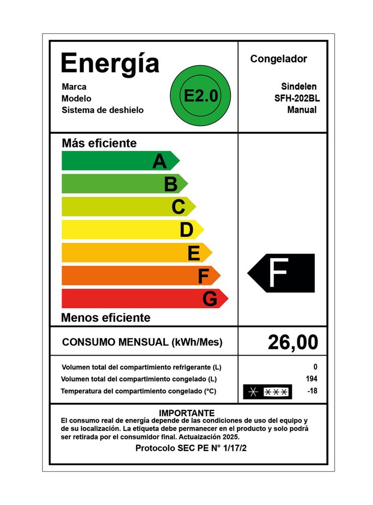 Sindelen SFH-202BL Blanco, foto 4