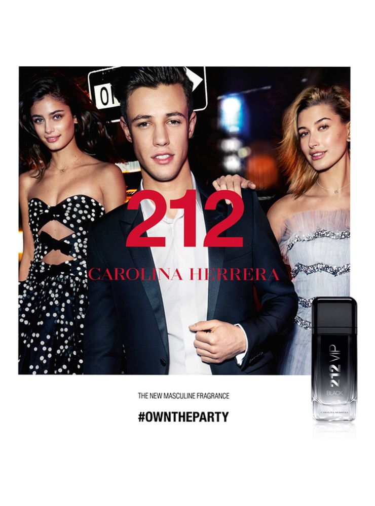 Carolina Herrera 212 VIP Black EDP 200 ml, foto 5