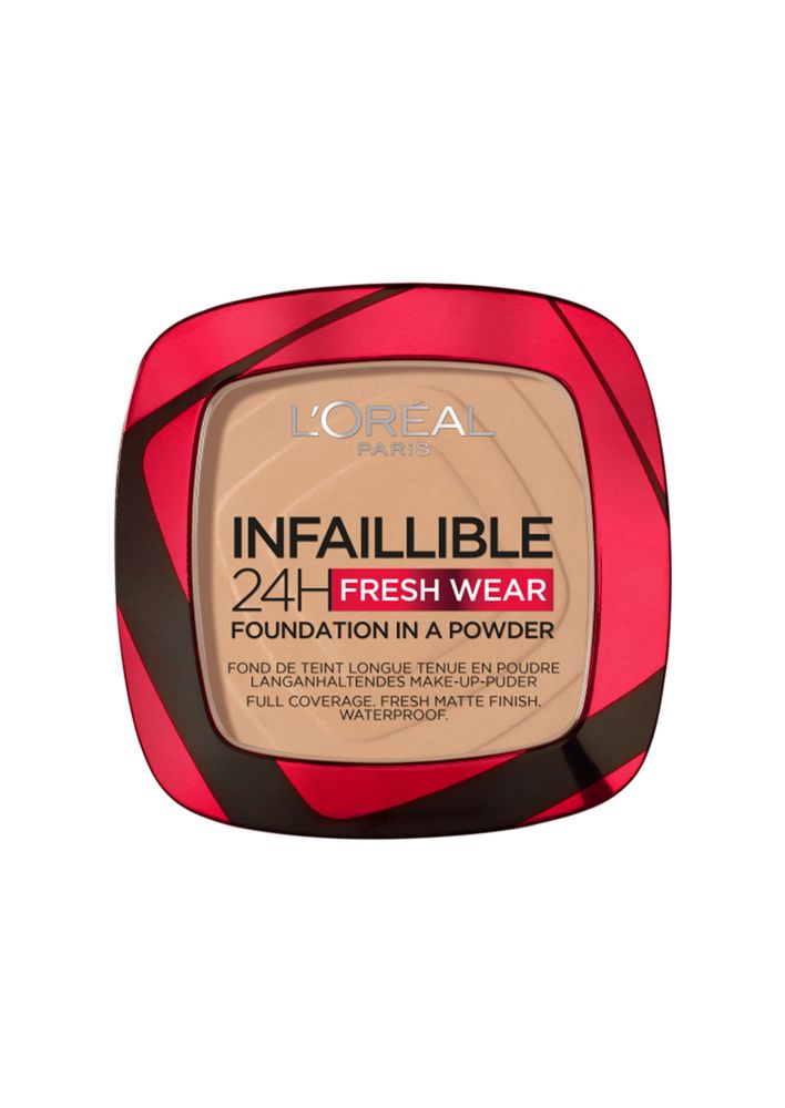 L'Oréal Infaillible 24H Powder Foundation 140 Golden Beige, foto 3