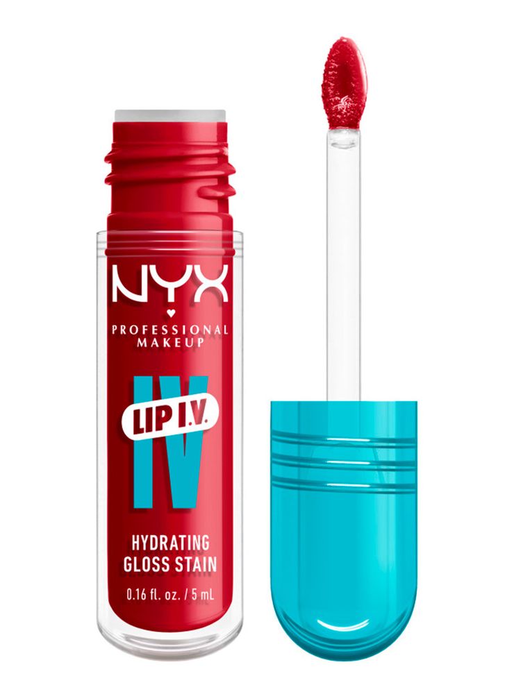 Nyx Professional Makeup Lip IV Hydrating Gloss Red-y.set.wet!, foto 3
