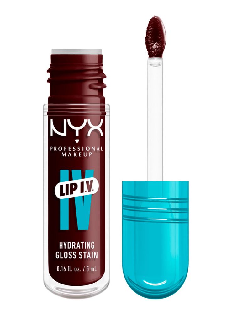 NYX Professional Makeup Lip IV Hydrating Gloss Water 'bout Wine?, foto 3