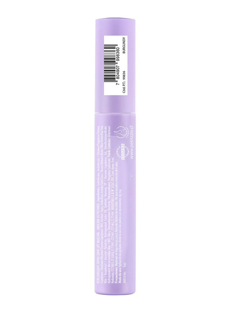 Petrizzio Color Mascara Explosive Waterproof Burgundy, foto 2