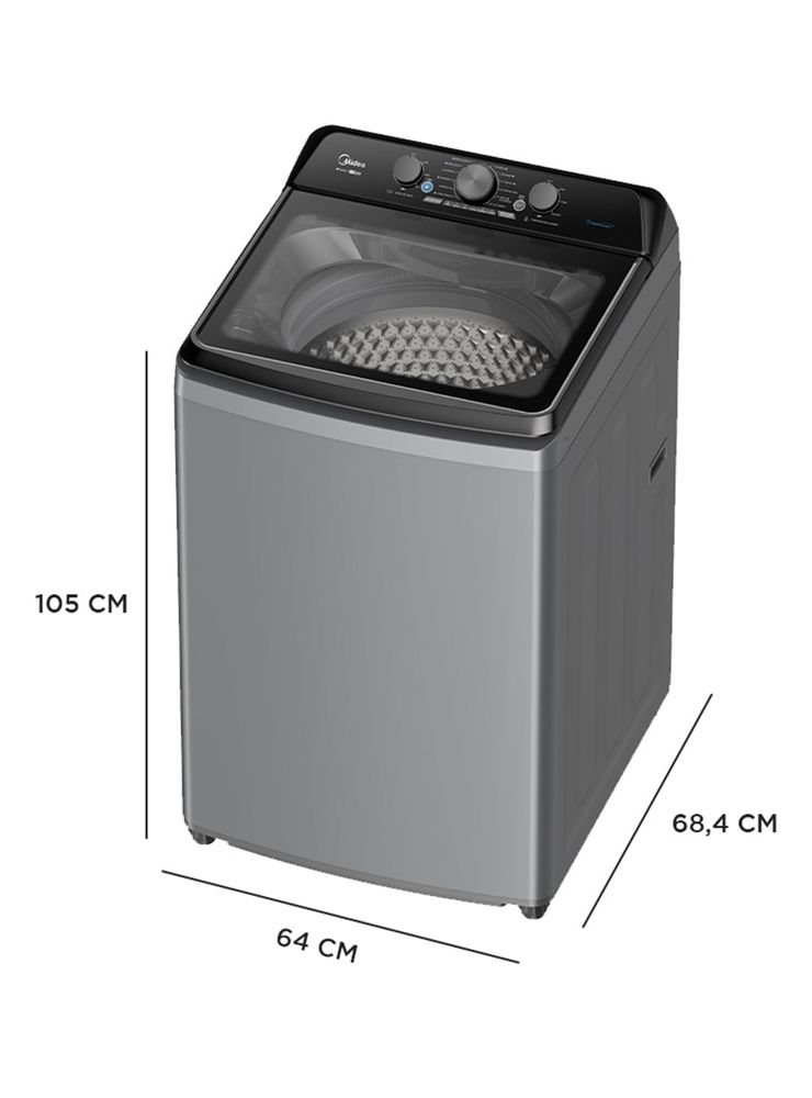 Midea MA500W210/G 21 kg Gris, foto 2