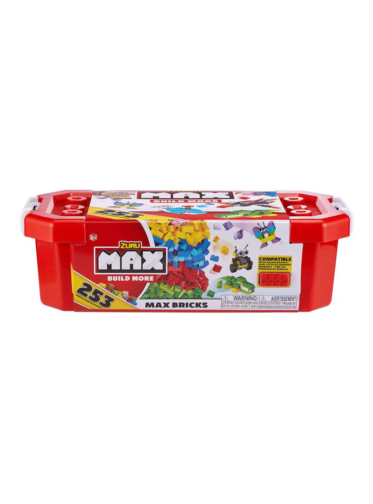 Max Bloques y Armables Balde con 253 Piezas