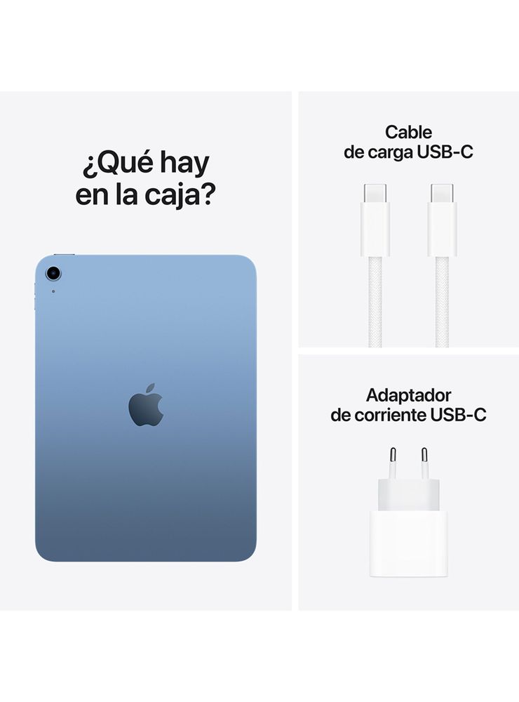 Apple iPad A16 11" 128GB 6GB Azul, foto 4