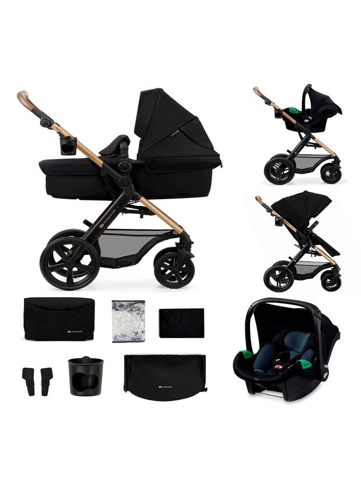 Kinderkraft Moov 2 XL Air Travel System Pure Black, foto 4