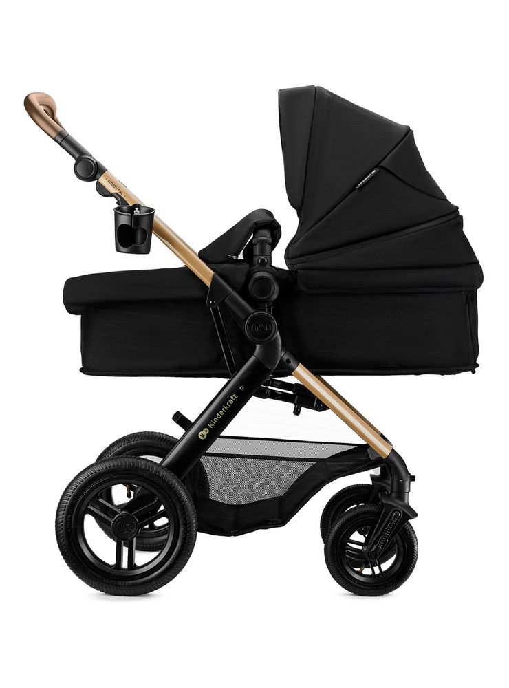 Kinderkraft Moov 2 XL Air Travel System + Base Pure Black, foto 3
