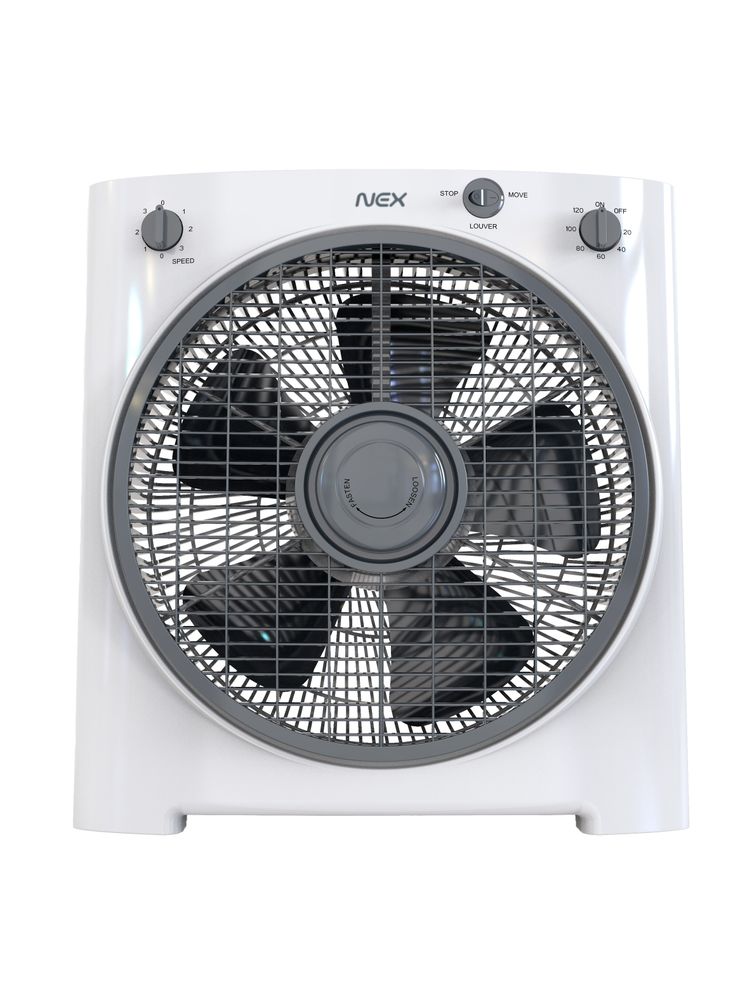 Nex Ventilador Box 12' 40W VBX1226-W&B Blanco
