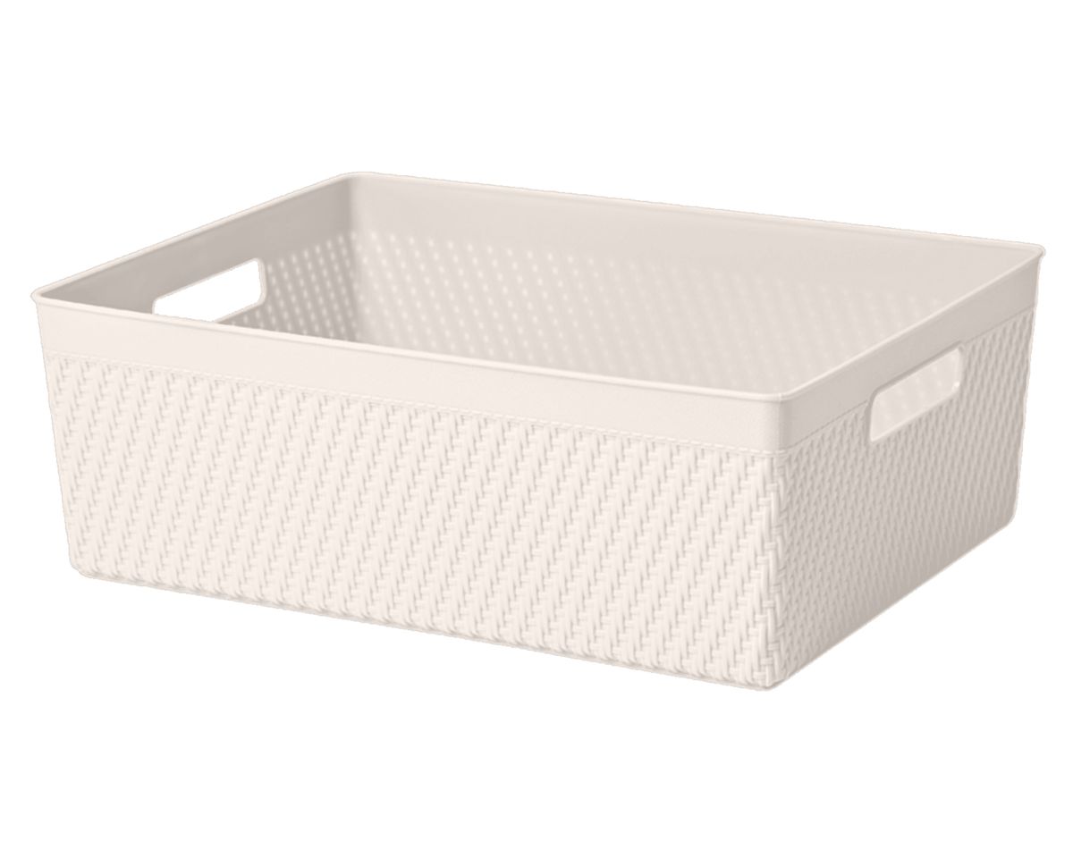 Canasto organizador clóset Look mimbre 10 lt