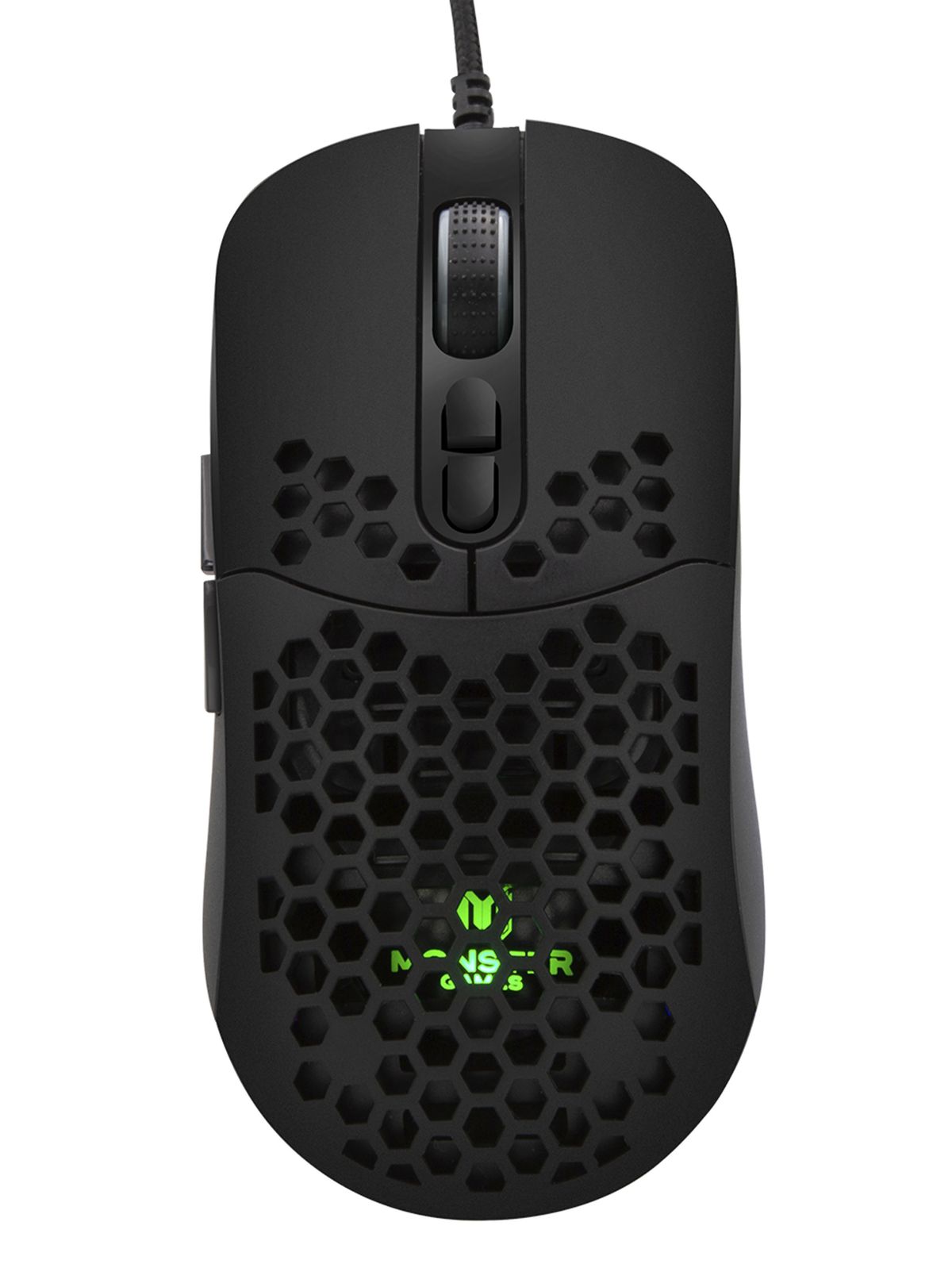 Mouse Gamer Alámbrico Honeycomb Negro