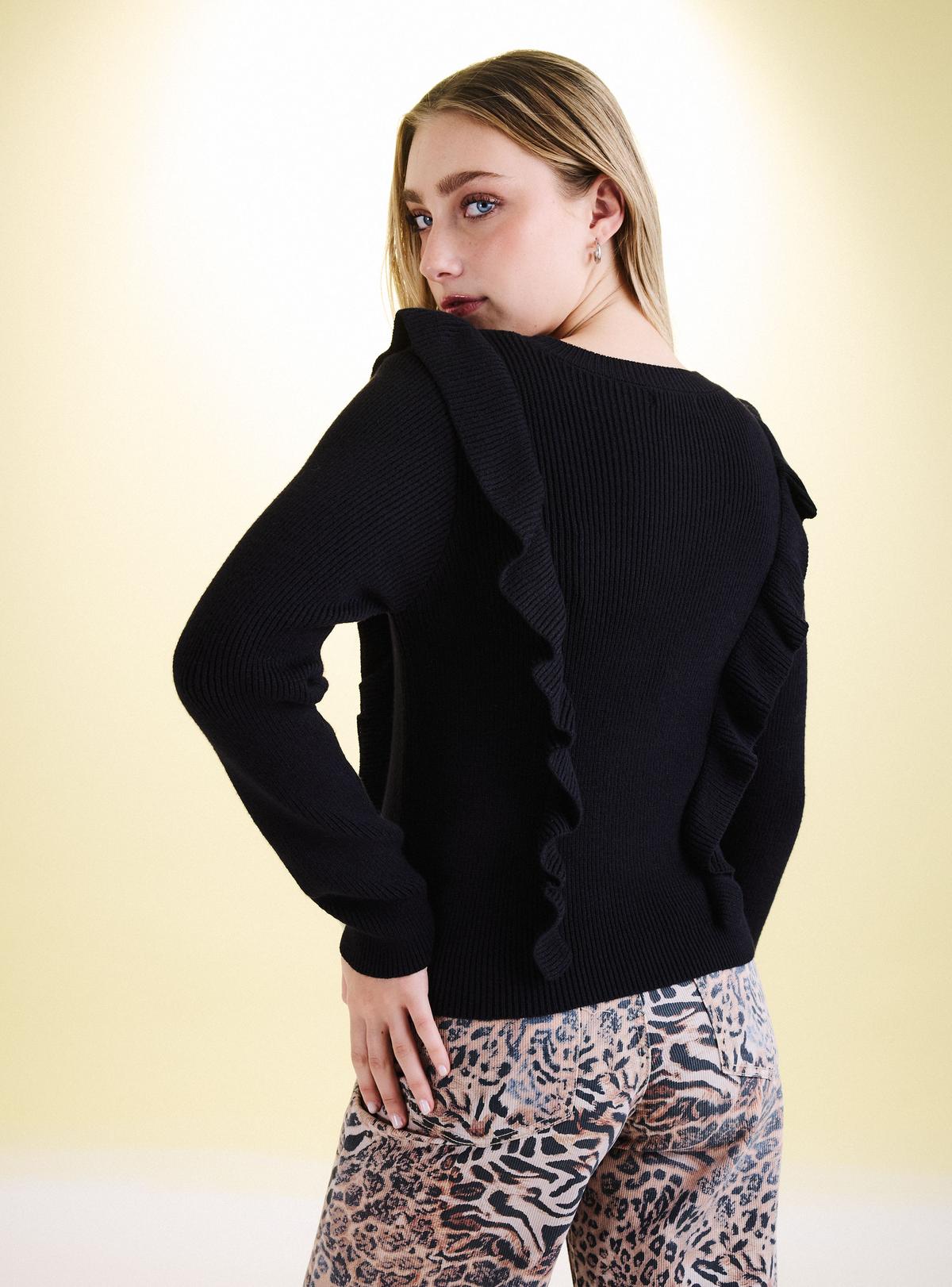 Sweater Vuelos Costados Frontal Espalda Opposite | Paris.cl