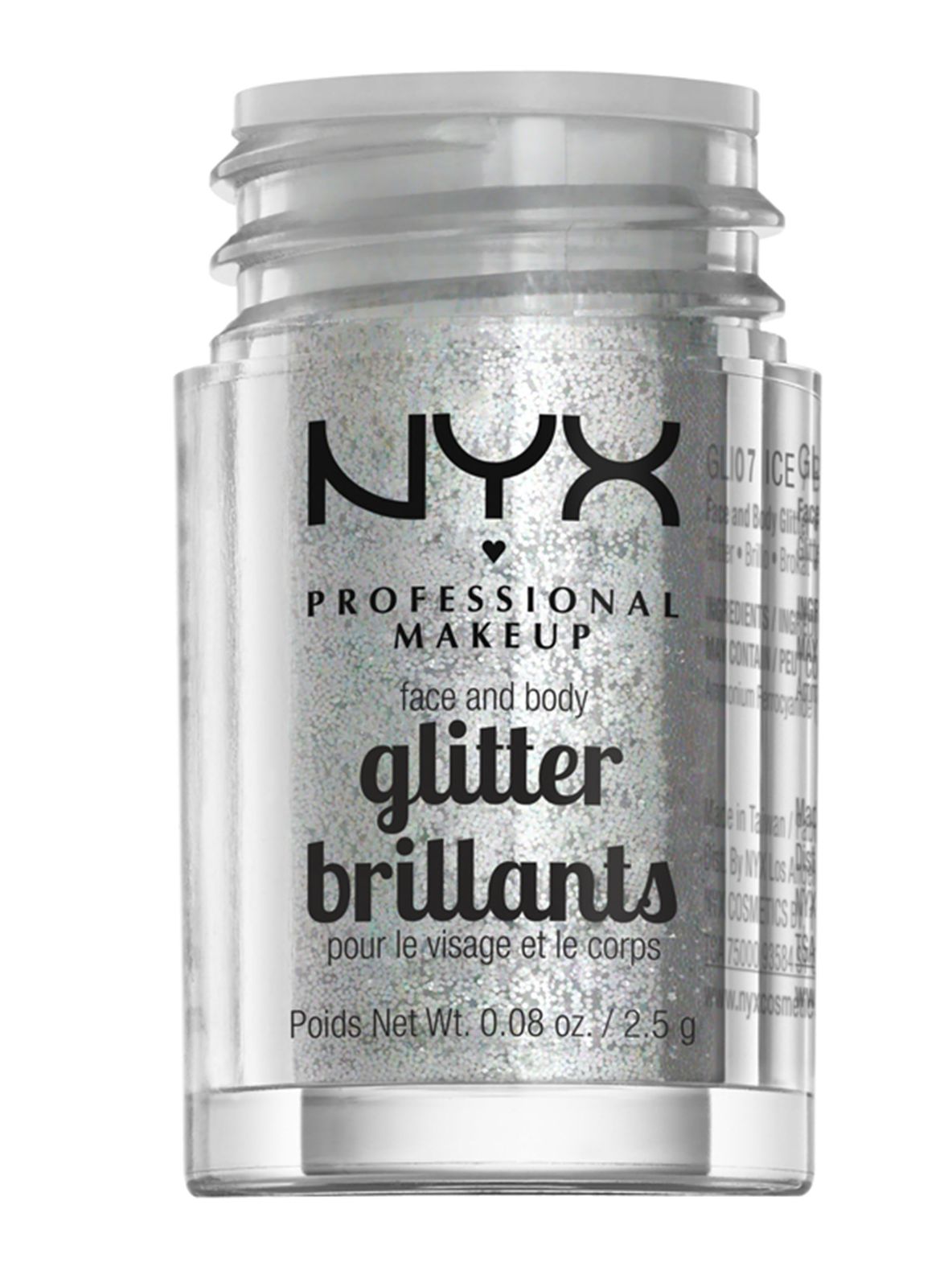 Brillo Facial Face & Body Gitter NYX Professional Makeup - zoomed image 1