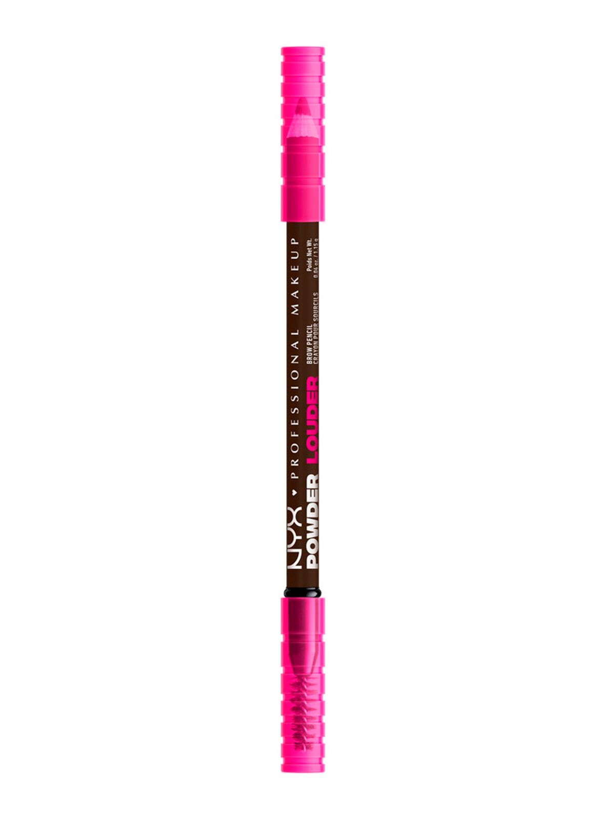 Lápiz de Cejas Nyx Powder Louder Brow Pencil Deep Brown 1.15 g - zoomed image 1