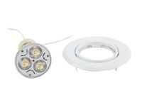 Foco embutido 8,5 cm 1L GU10 blanco Drl