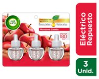 Repuesto aromatizador eléctrico manzana canela 3 un.