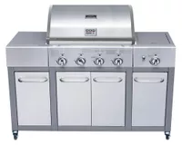 Parrilla a gas 4 quemadores + lateral Buffalo BBQ Grill