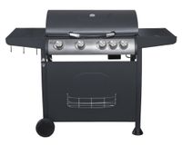 Parrilla a gas 4 quemadores + lateral Indiana BBQ Grill