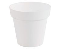 Maceta 25 cm Capri blanco