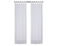 Cortina velo 140x230 cm cut yarn blanco Cotidiana