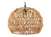 Lámpara colgar 1L E27 Mallorca café Abitare