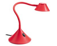 Lámpara escritorio LED Moses rojo