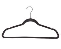 Colgador terciopelo gris 20 unidades