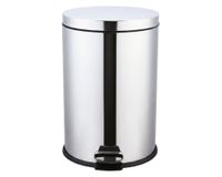 Basurero tapa y pedal 17.5 litros inox Cotidiana