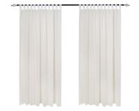 Velo presilla 1 paño 200x230 cm blanco