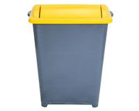 Basurero reciclaje 37 litros tapa vaivén verde Eco Hogar