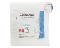 Funda plumón 2 plazas blanco Cotidiana