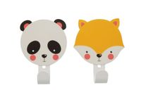 Percha bosque blanco 2 unidades Ducasse