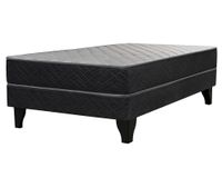 Cama europea 1.5 plazas x 190 cm Apolo black Celta