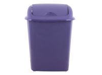 Papelero vaivén 7 litros Deluxe morado Innovaplast