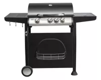 Parrilla a gas Giorgia 3 quemadores + quemador lateral BBQ Grill