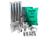 Kit de instalación pellet Horizontal 80 mm