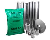 Kit de instalación pellet Interior vertical 80 mm