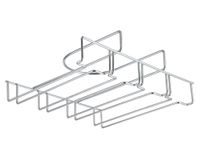 Colgador de copas cromado Cotidiana