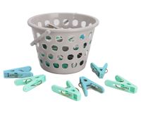 Cesto de lavandería Cotidiana + Ganchos de ropa