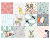 Vinilo adhesivo 15x15 cm Kids 12 unidades